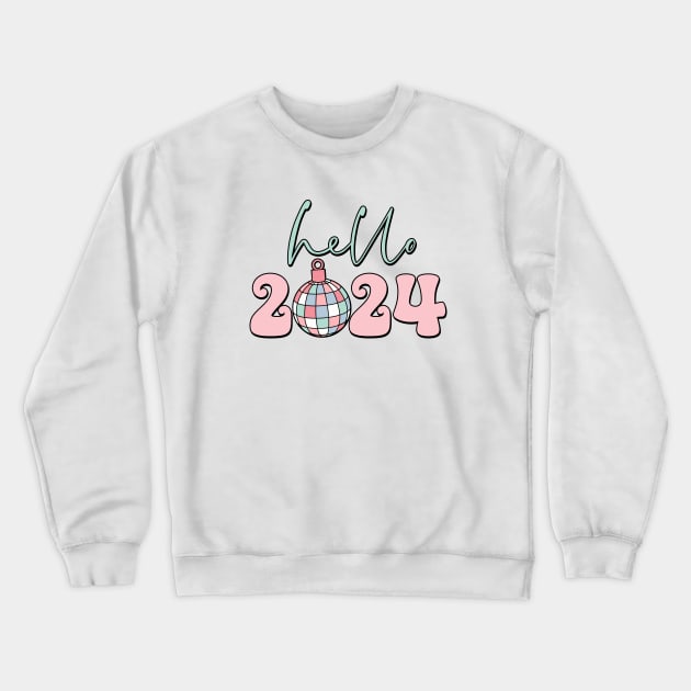 Hello 2024 Crewneck Sweatshirt by MZeeDesigns